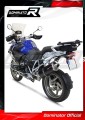exhaust muffler DOMINATOR homologated road legal P7 BLACK fits the motorcycle BMW R1200GS 2004   2009 4