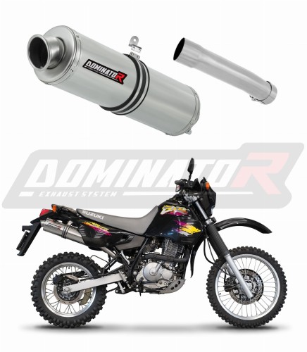 exhaust muffler DOMINATOR ROUND fits to Suzuki DR 650 R / RU / S 1990  1995