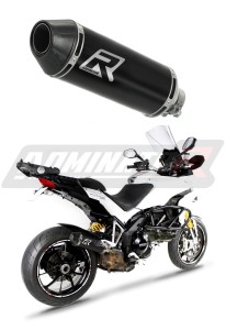 Ducati MTS MULTISTRADA 1200 2010 - 2014 Avgas Ljuddämpare HP3 SVART + db killer