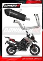 Benelli TRK 702 X 2023 - 2024 EXHAUST Muffler Auspuff Sportauspuff Silencer Echappement Silencieux Scarico Scarichi Escape Wydech Tłumik HP7 Black Dominator Exhaust System 1