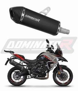 Benelli TRK 702 / TRK 702X 2023 - 2024 Avgas Ljuddämpare HP7 SVART + dB killer