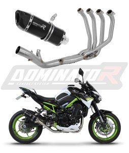 Kawasaki Z 900 A2 2020 - 2024 Komplett avgassystem LjuddämpareHP6 SVART + dB killer