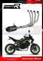 kompletny układ wydechowy z tłumikiem DOMINATOR Full System HP3 CZARNY pasujący do motocykla Kawasaki Z 900 A2 2017 - 2019 2