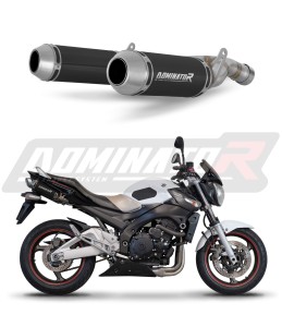 Suzuki GSR 600 2006 - 2011 Avgas Ljuddämpare OV G2 SVART + dB killer