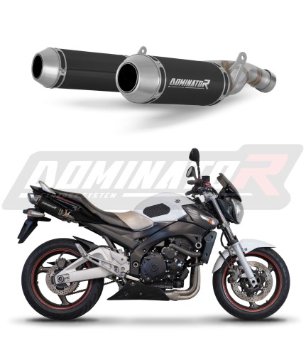 wydech tłumik DOMINATOR OV G2 CZARNY pasujący do motocykla Suzuki GSR 600 2006 - 2011