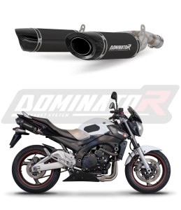 Suzuki GSR 600 2006 - 2011 Avgas Ljuddämpare HP8 SVART + dB killer