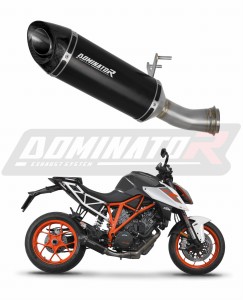 KTM 1290 SUPER Duke / R 2017 - 2019 Avgas Ljuddämpare HP8 SVART Low Level + dB killer