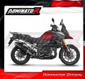 Suzuki DL 1000 V-Strom 2014 - 2016 Exhaust Muffler Auspuff Sportauspuff Silencer Echappement Silencieux Scarico Scarichi Escape Wydech Tłumik P7 BLACK DOMINATOR EXHAUST SYSTEM 3