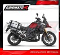 Suzuki DL 1000 V-Strom 2014 - 2016 Exhaust Muffler Auspuff Sportauspuff Silencer Echappement Silencieux Scarico Scarichi Escape Wydech Tłumik P7 BLACK DOMINATOR EXHAUST SYSTEM 4