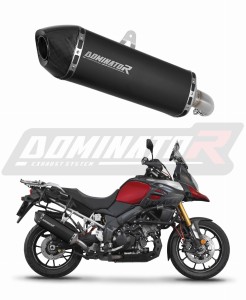 Suzuki DL 1000 V-Strom 2017 - 2020 Avgas Ljuddämpare HP7 SVART + dB killer