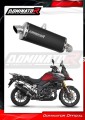 Suzuki DL 1000 V-Strom 2017 - 2020 Exhaust Muffler Auspuff Sportauspuff Silencer Echappement Silencieux Scarico Scarichi Escape Wydech Tłumik P7 BLACK DOMINATOR EXHAUST SYSTEM 1