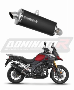 Suzuki DL 1000 V-Strom 2017 - 2020 Avgas Ljuddämpare P7 SVART + dB killer