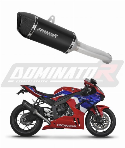 CBR 1000 RR-R Fireblade SP SC82 EXHAUST Honda Muffler Auspuff Sportauspuff Silencer Echappement Silencieux Scarico Scarichi Escape Wydech Tłumik HP6 BLACK 2020 - 2024 DOMINATOR x