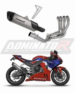 Honda CBR 1000RR-R Fireblade / SP 2020 - 2024 Komplett avgassystem LjuddämpareTitan HP6 + dB killer