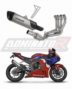 Honda CBR 1000RR-R Fireblade / SP 2020 - 2024 EX Komplett avgassystem LjuddämpareTitan HP6 + dB killer