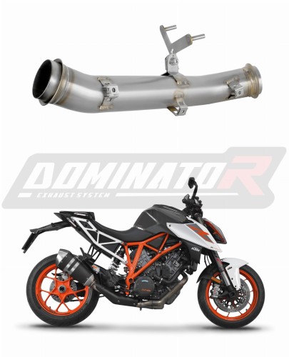1290 SUPER DUKE R Exhaust Cat Eliminator Catalyst Catalytic Converter Linkpipe Decat Downpipe 2017 - 2018 DOMINATOR  x