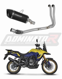 Suzuki V-Strom 800 SE / DE 2023 - 2024 Komplett avgassystem LjuddämpareHP6 SVART + dB killer