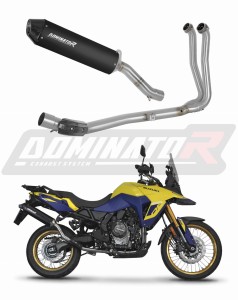 Suzuki V-Strom 800 SE / DE 2023 - 2024 Komplett avgassystem LjuddämpareMX2 SVART + dB killer