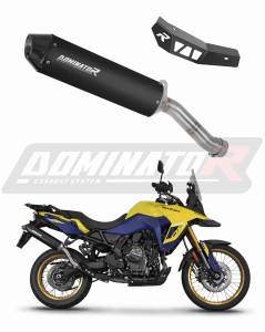 Suzuki V-Strom 800 SE / DE 2023 - 2024 Avgas Ljuddämpare MX2 SVART + dB killer