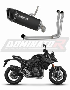 Suzuki GSX-8S / 8R 2022 - 2024 Komplett avgassystem Ljuddämpare HP6 SVART + dB killer
