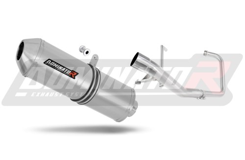 complete exhaust system with muffler DOMINATOR Full System OVR fits to Yamaha YBR 125 2000  2008