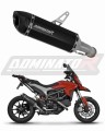 exhaust muffler DOMINATOR HP5 BLACK fits the motorcycle Ducati HYPERSTRADA 821 2013   2015