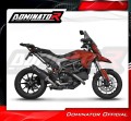 exhaust muffler DOMINATOR HP5 BLACK fits the motorcycle Ducati HYPERSTRADA 821 2013   2015 4