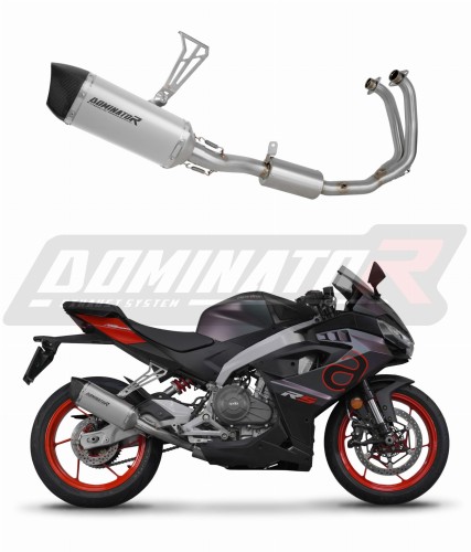 complete exhaust system with muffler DOMINATOR Full System titanium HP6 fits the motorcycle Aprilia RS 457 2024   2026