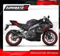 Aprilia RS 457 Exhaust Muffler Manifold Collector Auspuff Sportauspuff Silencer Echappement Silencieux Scarico Marmitta Scarichi Escape Wydech Tłumik Kolektor HP6 BLACK DOMINATOR Full Exhaust System 3