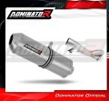 exhaust muffler DOMINATOR OVR fits the motorcycle Honda NTV 650 REVERE 1988   1997 2