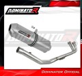 complete exhaust system with muffler DOMINATOR Full System OVR fits the motorcycle YAMAHA T MAX 500 2008   2011 2