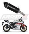Yamaha YZF-R3 2022 Exhaust Muffler Auspuff Sportauspuff Silencer Echappement Silencieux Scarico Marmitta Scarichi Escape Wydech Tłumik HP8 BLACK DOMINATOR Exhaust System x