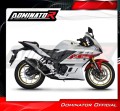 Yamaha YZF-R3 2022 Exhaust Muffler Auspuff Sportauspuff Silencer Echappement Silencieux Scarico Marmitta Scarichi Escape Wydech Tłumik HP8 BLACK DOMINATOR Exhaust System 3