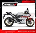 complete exhaust system with muffler DOMINATOR Full System HP8 BLACK fits to Yamaha YZFR3 2019  2024 6