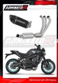 Yamaha MT-09 2024 EXHAUST Collector Manifold EX Full System Muffler Auspuff Sportauspuff Silencer Echappement Silencieux Scarico Scarichi Escape Wydech Tłumik HP8 BLACK Dominator Exhaust System