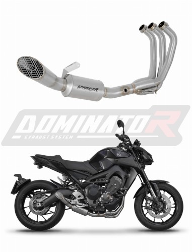 Yamaha MT 09 2013 - 2016 Full  Exhaust System  Muffler Auspuff Sportauspuff Silencer Echappement Silencieux Scarico Scarichi Escape Collector Manifold Wydech Tłumik  GP3 DOMINATOR x