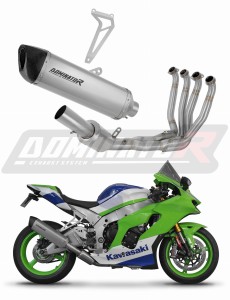 Kawasaki ZX10R / RR 2021 - 2025 Komplett avgassystem Ljuddämpare Titan HP6 + dB killer