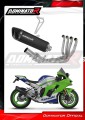 complete exhaust system with muffler DOMINATOR Full System HP6 BLACK fits the motorcycle Kawasaki ZX10R / RR 2021   2025 2