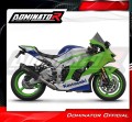 complete exhaust system with muffler DOMINATOR Full System HP6 BLACK fits the motorcycle Kawasaki ZX10R / RR 2021   2025 5