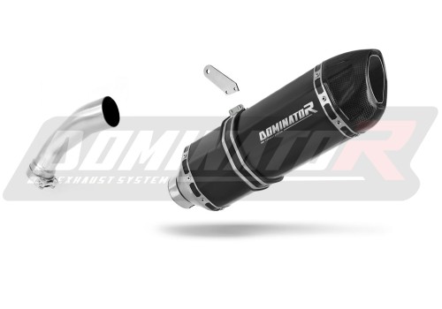 exhaust muffler DOMINATOR homologated road legal BLACK HP1 fits the motorcycle BMW R1200GS 2010   2012