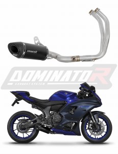 Yamaha YZF R7 2021 - 2024 Komplett avgassystem LjuddämpareHP8 SVART + dB killer