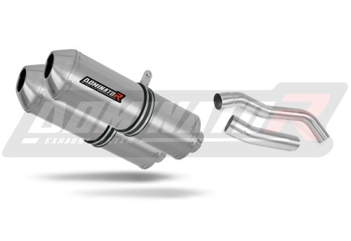 exhaust muffler DOMINATOR homologated road legal OVR fits to Kawasaki Z1000 2007  2009