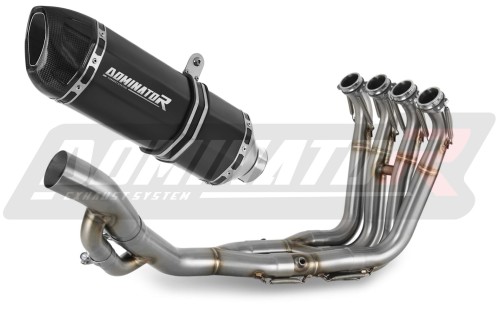 kompletny układ wydechowy z tłumikiem DOMINATOR Full System HP1 CZARNY pasujący do motocykla BMW S1000R 2017 - 2020 3