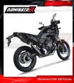 Yamaha Tenere 700 2021 - 2024 EXHAUST Muffler Auspuff Sportauspuff Silencer Echappement Silencieux Scarico Scarichi Escape Wydech Tłumik MX2 BLACK DOMINATOR 2