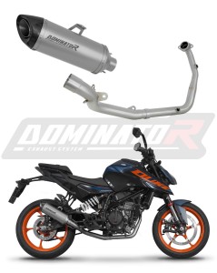 KTM 125 Duke 2024 Komplett avgassystem LjuddämpareTitan HP8 + dB killer