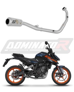 KTM 125 Duke 2024 Komplett avgassystem LjuddämpareGPS + dB killer