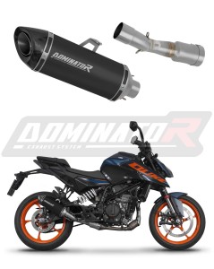 KTM 125 Duke 2024 Avgas Ljuddämpare HP8 SVART + dB killer