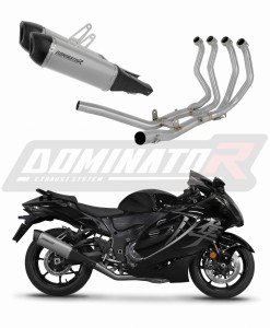 Suzuki GSX 1300 R Hayabusa 2021 - 2024 Komplett avgassystem LjuddämpareTitan HP6