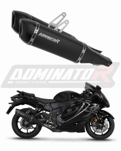 Suzuki GSX 1300 R Hayabusa 2021 - 2026 Avgas Ljuddämpare HP6 SVART + dB killer