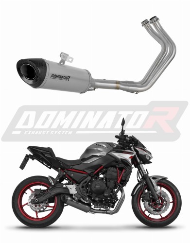Kawasaki Z650 2023 - 2024 EXHAUST Collector Manifold Full System Muffler Auspuff Sportauspuff Silencer Echappement Silencieux Scarico Scarichi Escape Wydech Tłumik HP8 Titanium Dominator Exhaust System x